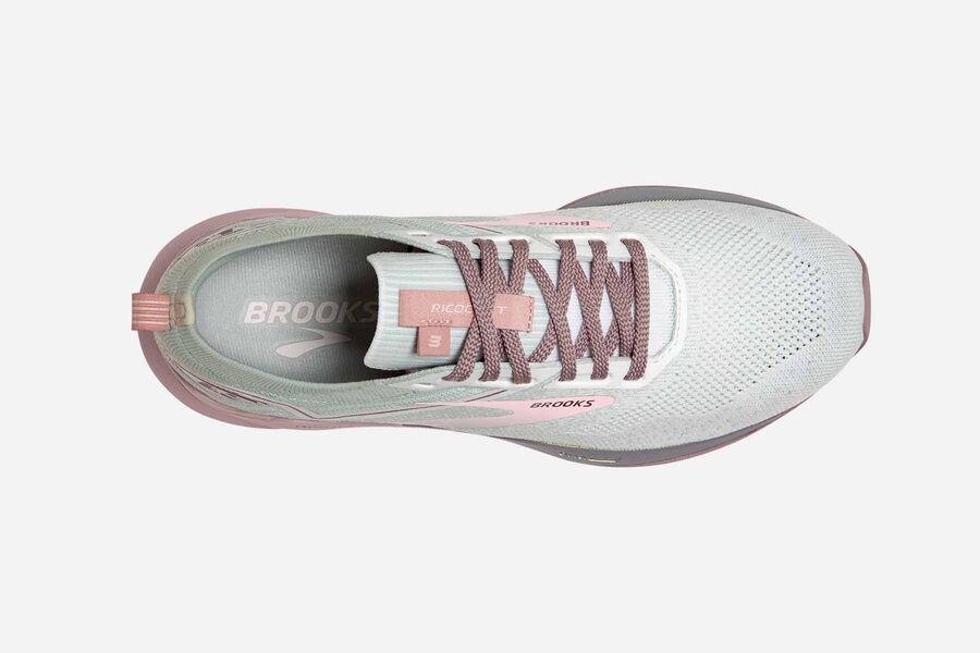 Brooks Ricochet 3 Road Löparskor Dam - Vita/Rosa - 1569-NRXES